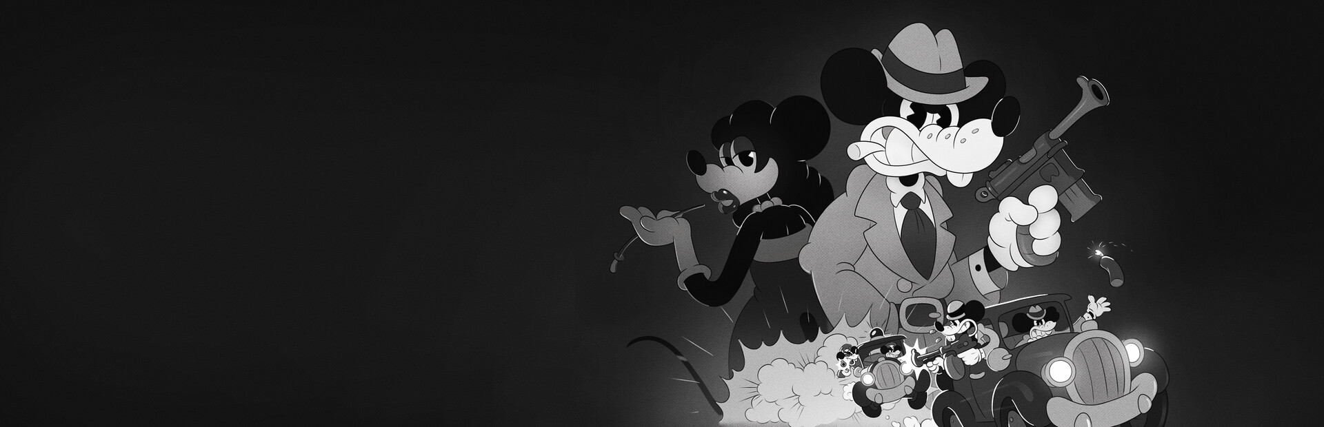 MOUSE: P.I. For Hire official artwork used as a divider for story and lore analysis