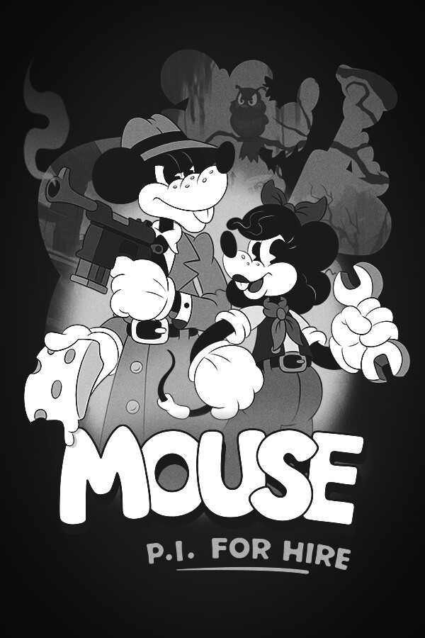 MOUSE: P.I. For Hire cover art used as a visual divider for baseball card route planning