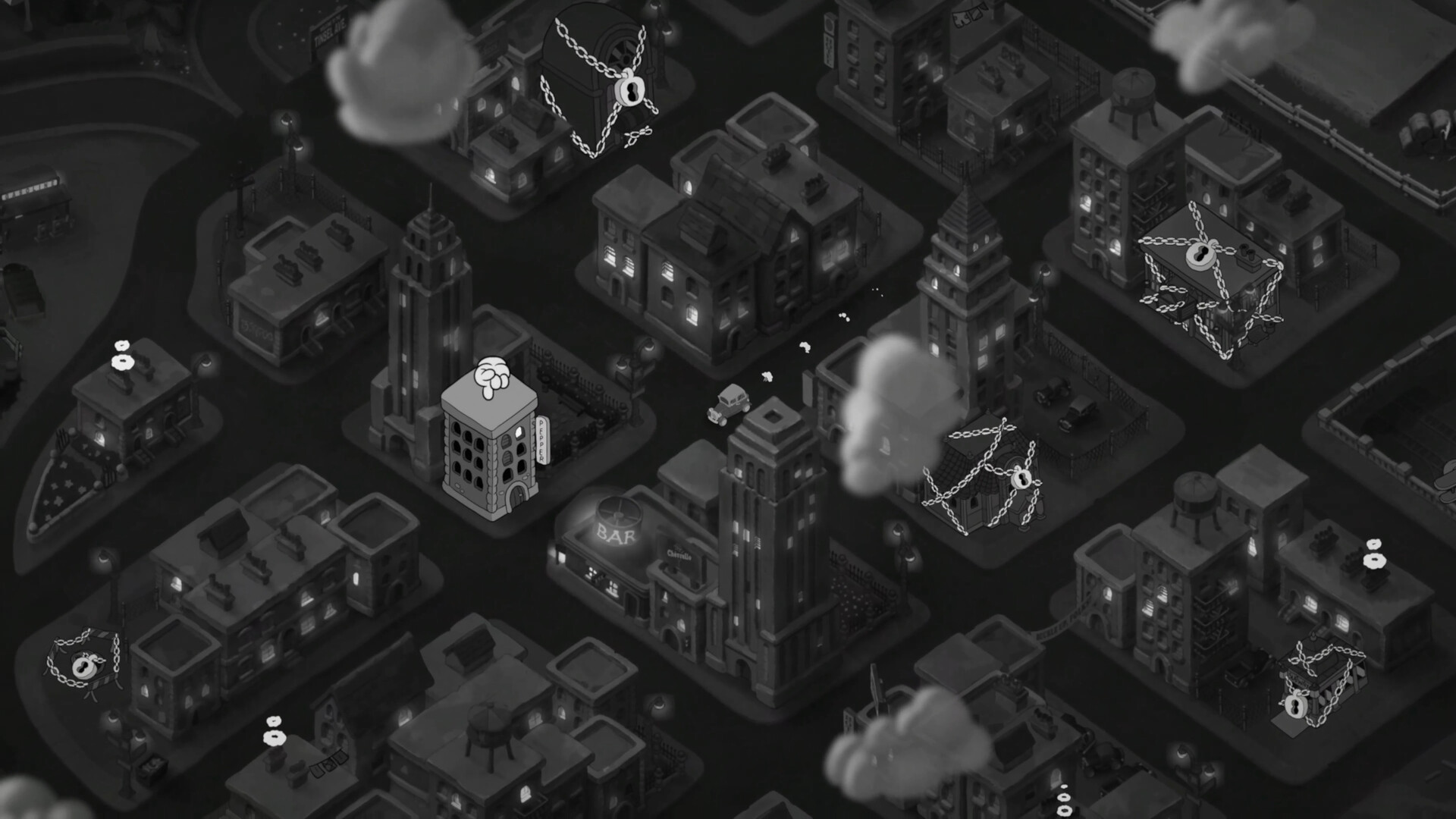 Mouseburg city map view from MOUSE: P.I. For Hire